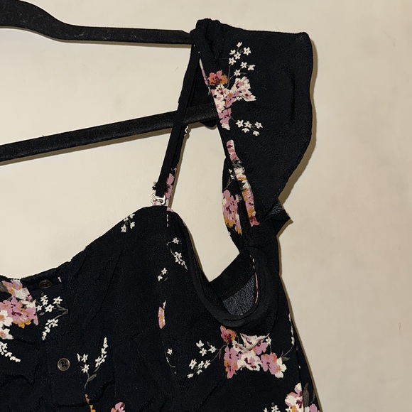 Wild fable floral cold shoulder jumpsuit - Picture 7 of 13